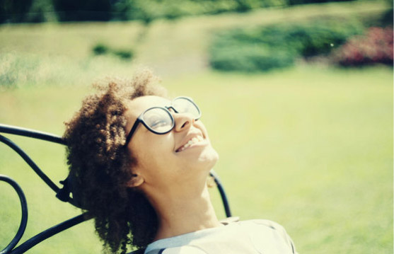 girl smiling